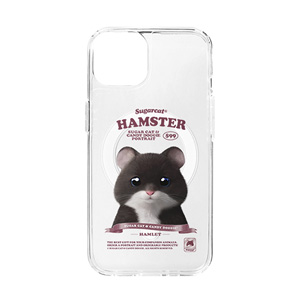 Hamlet the Hamster New Retro Clear Gelhard Case (for MagSafe)