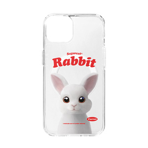 Carrot the Rabbit Type Clear Gelhard Case (for MagSafe)