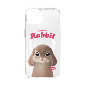 Daisy the Rabbit Type Clear Gelhard Case (for MagSafe)