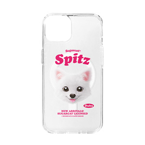 Dubu the Spitz TypeFace Clear Gelhard Case (for MagSafe)