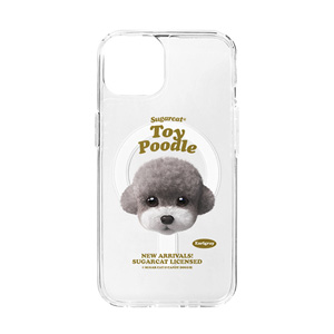 Earlgray the Poodle TypeFace Clear Gelhard Case (for MagSafe)