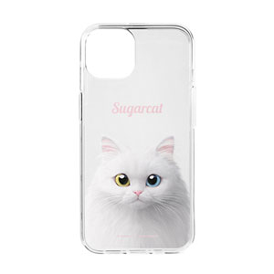 Cloud the Persian Cat Simple Clear Jelly Case