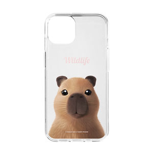 Capybara the Capy Simple Clear Jelly/Gelhard Case
