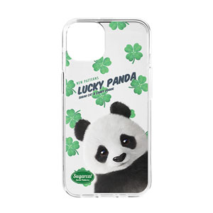 Panda’s Lucky Clover New Patterns Clear Jelly/Gelhard Case