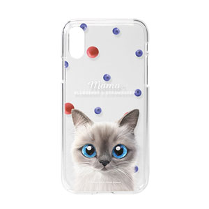 Momo’s Blueberry &amp; Strawberry Clear Jelly Case