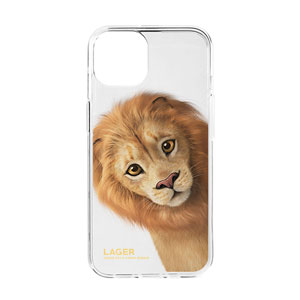 Lager the Lion Peekaboo Clear Jelly Case