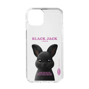Black Jack the Rabbit Retro Clear Jelly/Gelhard Case