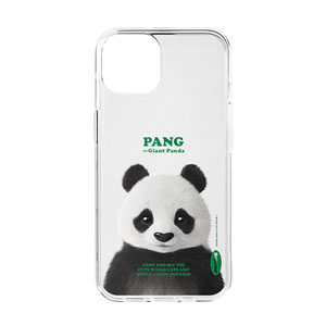 Pang the Giant Panda Retro Clear Jelly/Gelhard Case