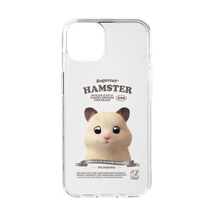 Pudding the Hamster New Retro Clear Jelly/Gelhard Case
