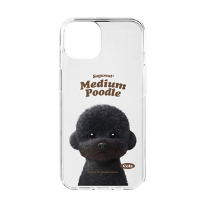 Cola the Medium Poodle Type Clear Jelly/Gelhard Case