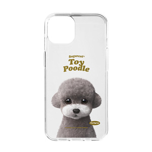 Earlgray the Poodle Type Clear Jelly/Gelhard Case