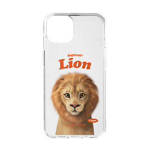 Lager the Lion Type Clear Jelly/Gelhard Case