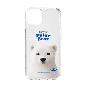 Polar the Polar Bear Type Clear Jelly/Gelhard Case