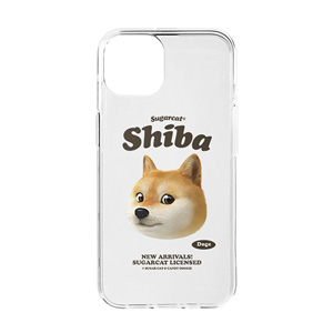 Doge the Shiba Inu (GOLD ver.) TypeFace Clear Jelly/Gelhard Case