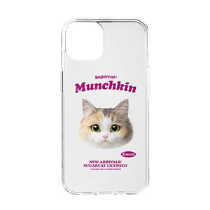 Gucci the Munchkin TypeFace Clear Jelly/Gelhard Case