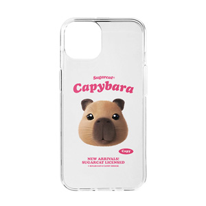 Capybara the Capy TypeFace Clear Jelly/Gelhard Case
