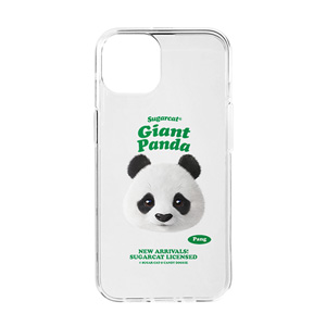 Pang the Giant Panda TypeFace Clear Jelly/Gelhard Case