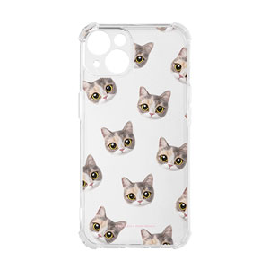 Merry Face Patterns Shockproof Jelly Case