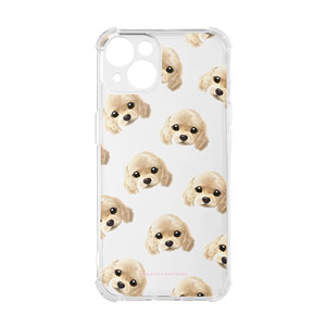 Momo the Cocker Spaniel Face Patterns Shockproof Jelly Case