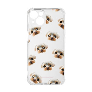 Sarang the Yorkshire Terrier Face Patterns Shockproof Jelly Case