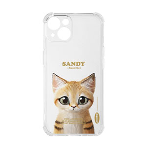 Sandy the Sand cat Retro Shockproof Jelly/Gelhard Case