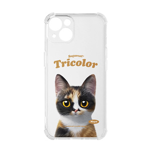 Mayo the Tricolor cat Type Shockproof Jelly/Gelhard Case