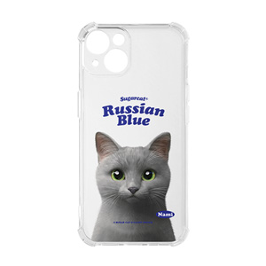 Nami the Russian Blue Type Shockproof Jelly/Gelhard Case