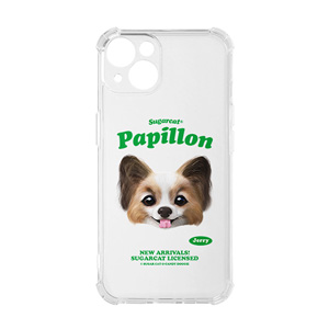 Jerry the Papillon TypeFace Shockproof Jelly/Gelhard Case