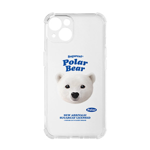 Polar the Polar Bear TypeFace Shockproof Jelly/Gelhard Case