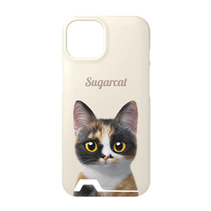 Mayo the Tricolor cat Simple Under Card Hard Case