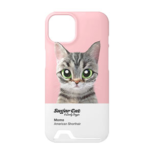 Momo the American shorthair cat Colorchip Under Card Hard Case
