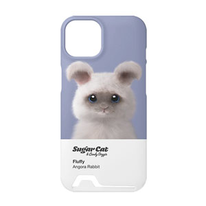 Fluffy the Angora Rabbit Colorchip Under Card Hard Case