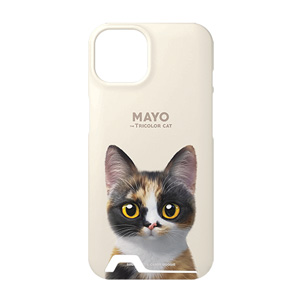 Mayo the Tricolor cat Under Card Hard Case