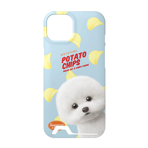 Dongle the Bichon&#039;s Potato Chips New Patterns Under Card Hard Case
