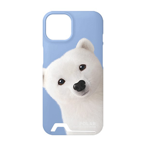 Polar the Polar Bear Peekaboo Under Card Hard Case