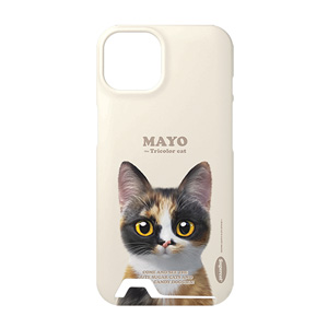 Mayo the Tricolor cat Retro Under Card Hard Case