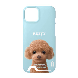 Ruffy the Poodle Retro Under Card Hard Case