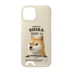 Doge the Shiba Inu (GOLD ver.) New Retro Under Card Hard Case