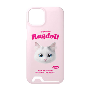 Coco the Ragdoll TypeFace Under Card Hard Case