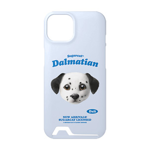 Dali the Dalmatian TypeFace Under Card Hard Case