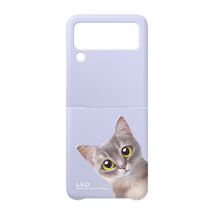 Leo the Abyssinian Blue Cat Peekaboo Hard Case for ZFLIP series