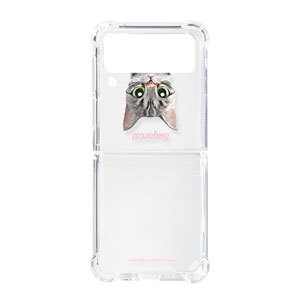 Momo the American shorthair cat Simple Shockproof Gelhard Case for ZFLIP series