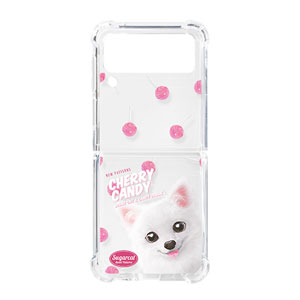 Dubu the Spitz’s Cherry Candy New Patterns Shockproof Gelhard Case for ZFLIP series