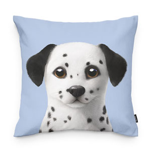 Dali the Dalmatian Throw Pillow