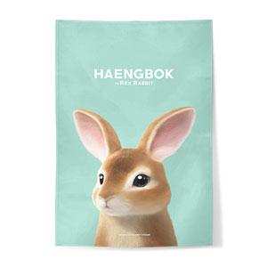 Haengbok the Rex Rabbit Fabric Poster