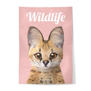 Scarlet the Serval Magazine Fabric Poster