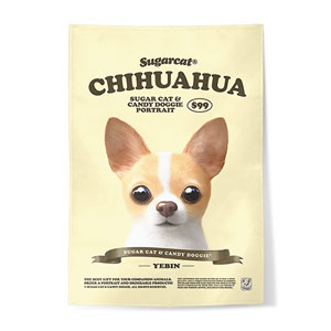Yebin the Chihuahua New Retro Fabric Poster