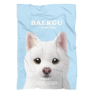 Baekgu Retro Fleece Blanket