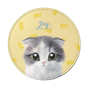 Joy the Kitten’s Gummy Baers Jelly Leather Coaster