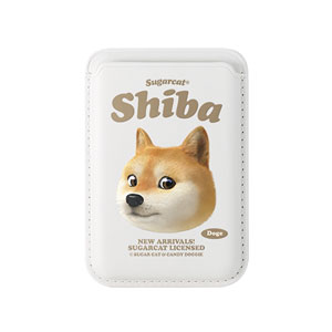 Doge the Shiba Inu (GOLD ver.) TypeFace Magsafe Card Wallet